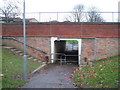 Underpass beneath Greenfield Way in DL5 7JN