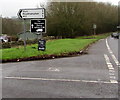 Direction signs in Stone, Gloucestershire in GL13 9LB
