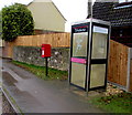 BT phonebox and Queen Elizabeth II postbox, Stone, Gloucestershire in GL13 9LB