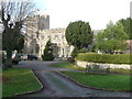 Approaching St Andrew's Church, High Ham in TA10 9EA