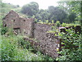 Ruined building beside the bridge in DD8 4SQ
