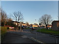 Looking from Oldbury Drive into Patchway Drive in PO14 3AH