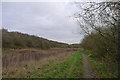 Following the railway embankment into Scunthorpe in DN15 7EF