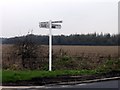 Finger post direction signs at Copmanthorpe in YO23 3XG