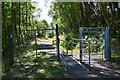 Gates and cattle grid, Rob Roy Way in FK19 8WX