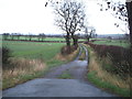 Farm track near Red Hall Farm in DL17 8SA