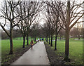 Footpath in Locke Park in S70 6RH