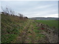 Farm track beside the A64 in YO12 4NH