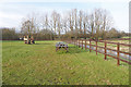 Picnic area, Heather Farm in GU21 4XY