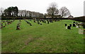 Northeast end of Dewstow Cemetery, Caldicot in NP26 4QD