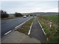 Cycle path beside Spital Road (A64) in YO12 4NH
