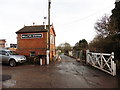 Resurfacing the level-crossing at Williton in Williton