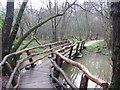 Footbridge in Sheffield Park in TN22 3SA