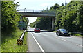 Bridge crossing the A533 in CW9 8GD