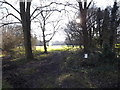 Path onto East Common off Cravells Road in AL5 2AT