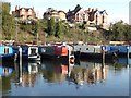 Narrowboats in Diglis Basin in WR5 3DY
