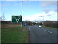 A6072 approaching roundabout, New Shildon in DL4 2DZ