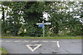 Road junction, Jefferstone Lane in TN29 0BP