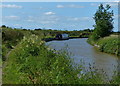 Narrowboat moored along the Trent & Mersey Canal in CW11 3QX
