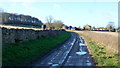 Rutted road to Castle Barn Farm in Dowdeswell