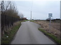 Passing place on lane near North Cottages in Wilsthorpe
