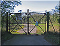 Gates to former Clint Hill Quarry in LE9 4BZ