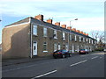 Terraced housing on Weardale Street (B6288) in DL16 6HT