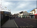 Bus stop and shelter on Cheapside, Spennymoor in DL16 6XN
