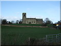 Farmland towards All Saints Church, Skipsea in YO25 8TH