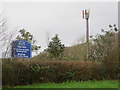 Mobile phone mast, Horton Park Golf Club in KT19 8QG