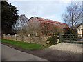 Corrugated iron barn at Rogerston Farm in TA10 0DR