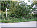 Start of the footpath past Castle Farm in Egglestone Abbey