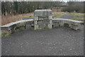 Bench at top of Kinnoull Hill in PH2 7AT
