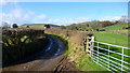 Track west from Llaneast Farm in Painscastle Community