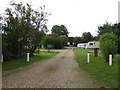 Caravan park by the Lynn Road, Swaffham in PE37 7PU