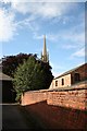 St.James' church spire in LN11 0TY