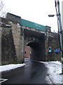 Railway bridge, Eldon Lane in DL14 8UW