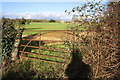 Gateway to field beside B4022, looking towards Delly End in OX29 9XR