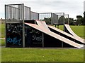 Ramps in the Skate Park Penistone in S36 6DN