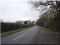 Unnamed lane leading from Bodiam towards Hurst Green and Hawkhurst in TN32 5FL