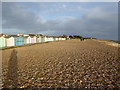 Beach huts at Ferring in BN12 5LG