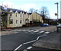 Zebra crossing, King Street, Brynmawr in Brynmawr Community