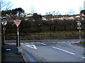 Junction of King Edward Road and Intermediate Road, Brynmawr in Brynmawr Community