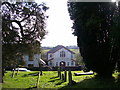 A view of Trinity Chapel as seen from St Brynach's Church, Llanboidyf in SA34 0EN