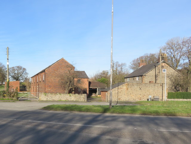 Cross Farm by the Penymynydd roundabout in Penyffordd Community
