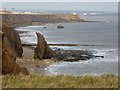 Coastline at Ryhope Village Dene in SR2 0NW