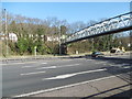 Footbridge over the A2 - East Rochester Way in DA6 7NR