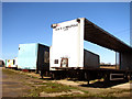 Disused lorry trailers in PE32 2NH