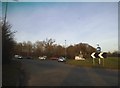 Roundabout on the B158, Wadesmill in SG12 0EY