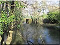 Old railway bridge over Mannington Brook, West Moors in BH22 9UE